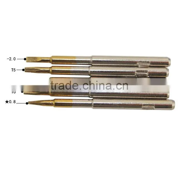 S2 Professional 5 in 1 5in1 Open Tools Kit Repair Screwdriver Set T5 T6 PH000 0.8MM -2.0MM Bit photo-3