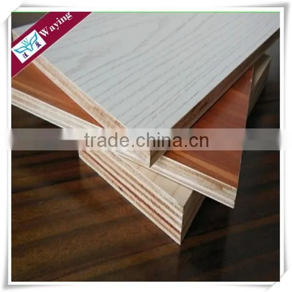 1220X2440 Melamine Coated Poplar Core Laminated Plywood photo-2