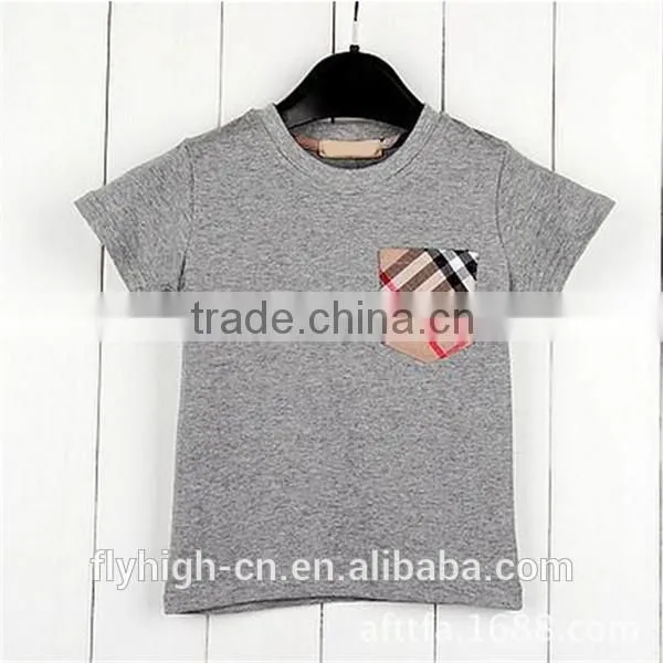 Popular Short Sleeve Custom 100% Cotton Kids t Shirt photo-2
