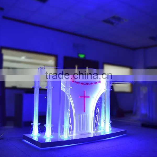 Experienced Produce Acrylic Led Church Pulpit Designs photo-4