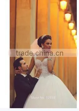 Beautiful Sweetheart Appliqued Wedding Dresses photo-2