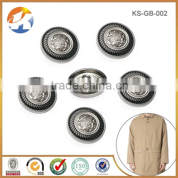 New Design Black Nickel Custom Logo Sewing Buttons photo-3