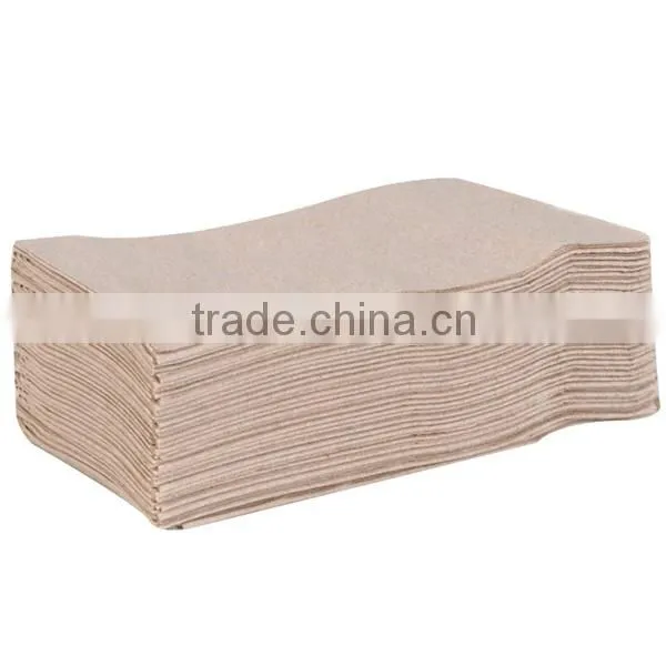 Brown 2-Ply 1/8 Fold Paper Dinner Napkins, 15" Width x 17" Length (12 Bags of 250) photo-2
