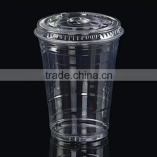 16oz Plastic Milkshake Cup With Lid photo-2