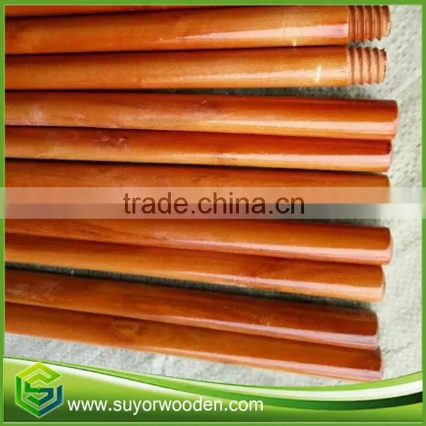 Cleaning Tools Varnished Wooden Broom Stick Handle photo-2