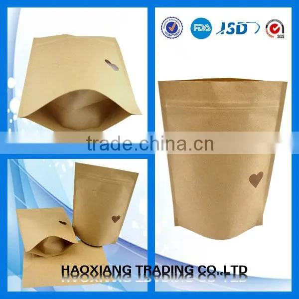 High Quality Food Grade Paper Stand up Pouch With Zipper photo-5