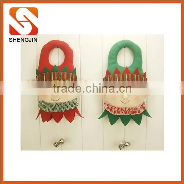 SJ-6677 Lovely Christmas Elf Animal Toy Plush / Stuffed Soft Xmas Hanging Doll photo-2