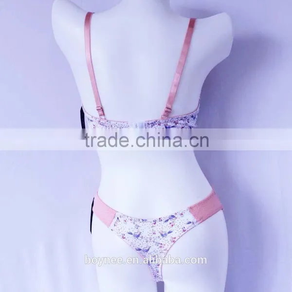 2017Christmas Design Most Popular and Hot Sale Silk Bra and Panty Set photo-2