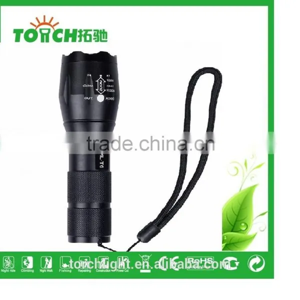 Bicycle Flahslight Super Waterproof High Power Flashlight T6 Zoomable Flashlight 1000lumens 10 w for 3*AAA Battery Flahslight photo-4