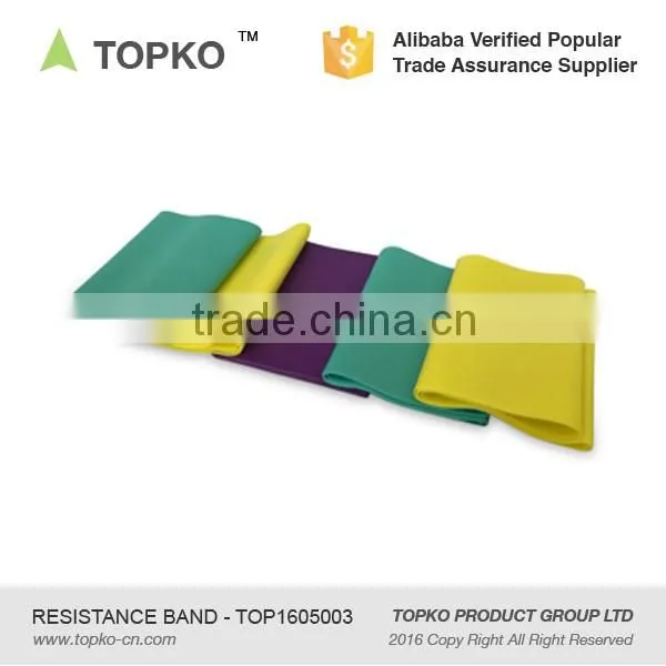 Wholesale Custom Label Printed Exercise Loop Natural Latex Resistance Band photo-2