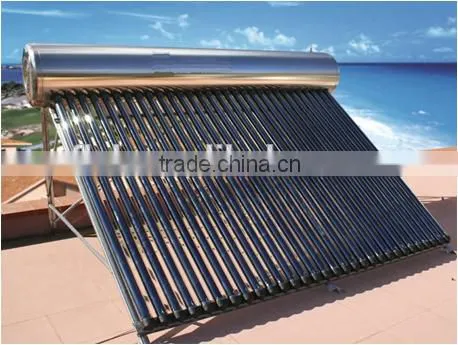 Solar Water Heater Heat Pipe Pressurized Solar Water Heater Elegant Appearance Solar Energy Water Heater Luxury Type 200L photo-5
