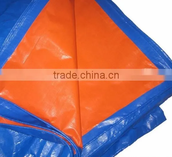Orange And Blue Waterproof pe Tarpaulin Tarp Vietnam photo-4