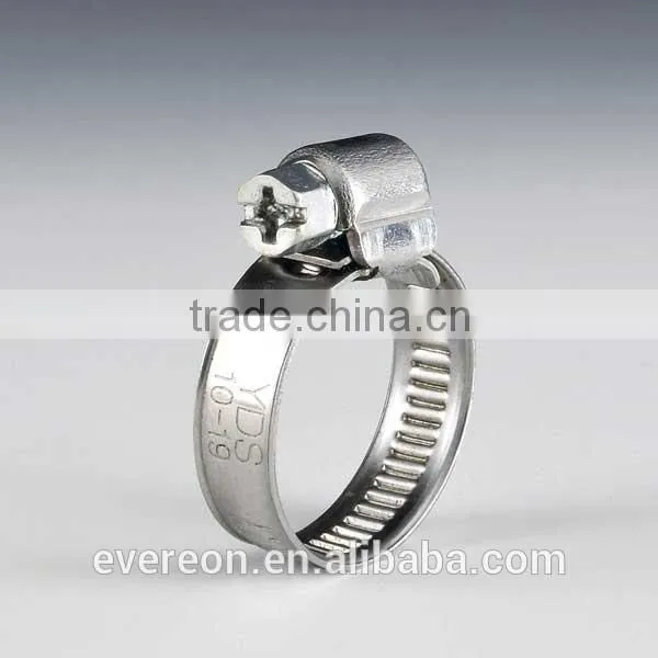 German Mirco Type Stainless Steel Small Diameter Hose Pipe Clamp photo-3