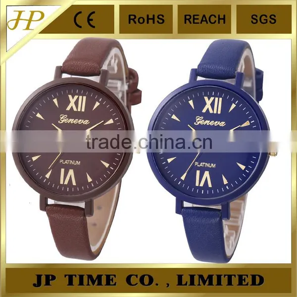 Cute Leather Band Waterproof Analog Quartz Davena Watch OEM&ODM Offer