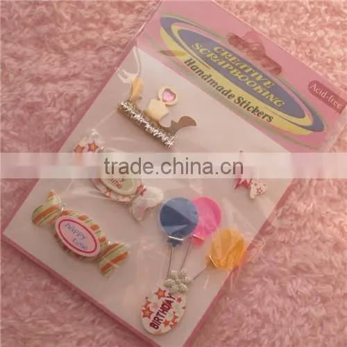 3d Dimensional Glitter Handmade Stickers photo-6