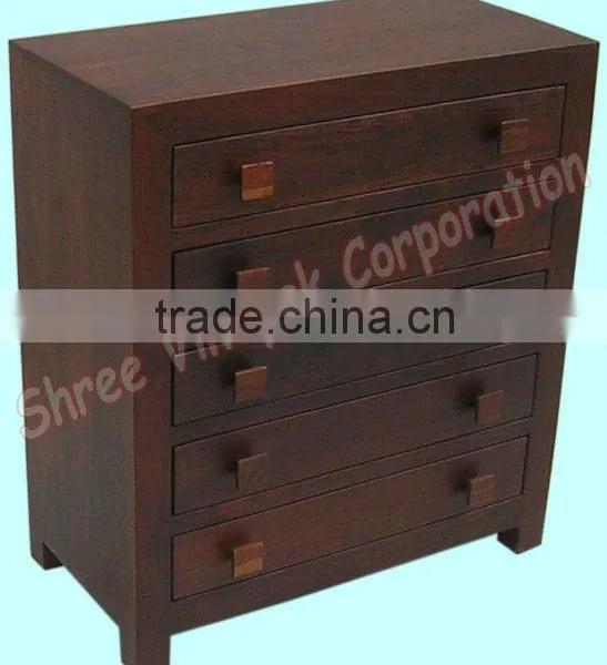 Wooden Dresser,bedroom Furniture,sheesham Wood Furniture,chest of Drawer ,drawer Cabinet,mango Wood Furniture photo-2
