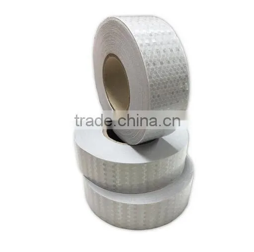 2in. x 150'ft. Prismatic Pattern Roll Conspicuity Solid White Color Reflective Safety Tape photo-2