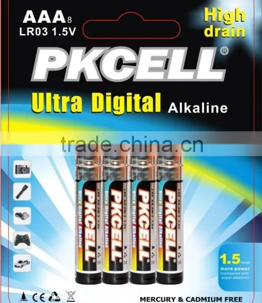 Mercury & Cadmium Free Ultra Alkaline Battery