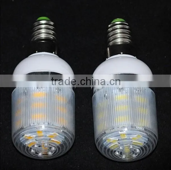 AC 220V 240V Wall Light 7W E14 SMD 5730 24 LEDs Corn Bulbs Diamond Surface Spotligh photo-2