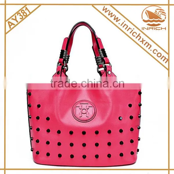 Women Fashion Handle Silicon Lady Handbag photo-4