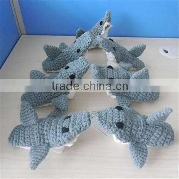 Shark Slipper Booties With Teeth and Fins photo-2