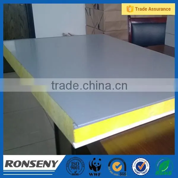 Eps,cement Material Prefabricated Interior Wall Panels Eps Cement Sandwich Panel/paneling 100mm Price photo-2