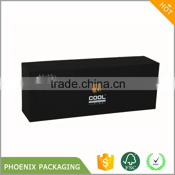 OEM Paper Black Lid and Base Box for Jewelry Packing photo-2