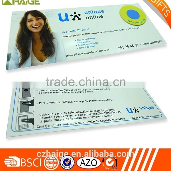 Reusable Non Glue Trace Washable Handy Sticky Mobile Phone Screen Cleaner photo-5
