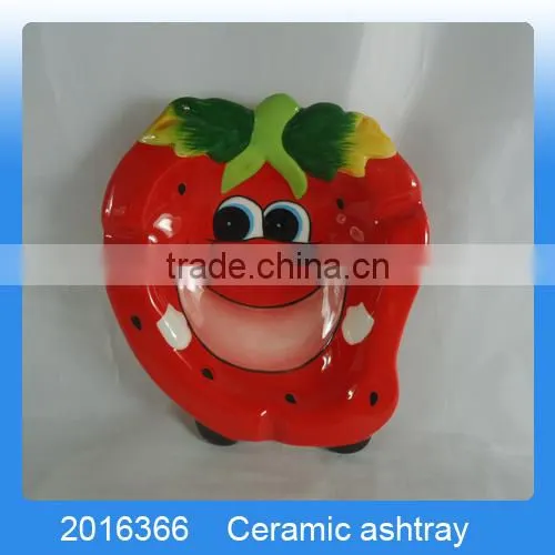 Cute Strawberry Shaped Ceramic Dispenser and Sponge Holder for Kitchen photo-2