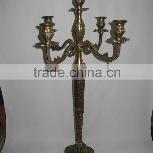 Silver Candelabra Centerpiece photo-5
