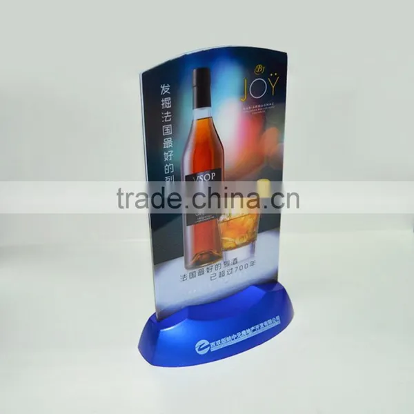 Led Acrylic Table Menu Display Holder,table Stand Menu Holder photo-2