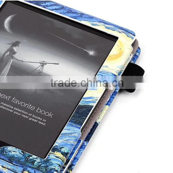 Exactly Fit Custom Printing Leather Case for 2016 New Kindle E-Reader, OEM Leather Case for E-Reader New Kindle 2016 photo-6