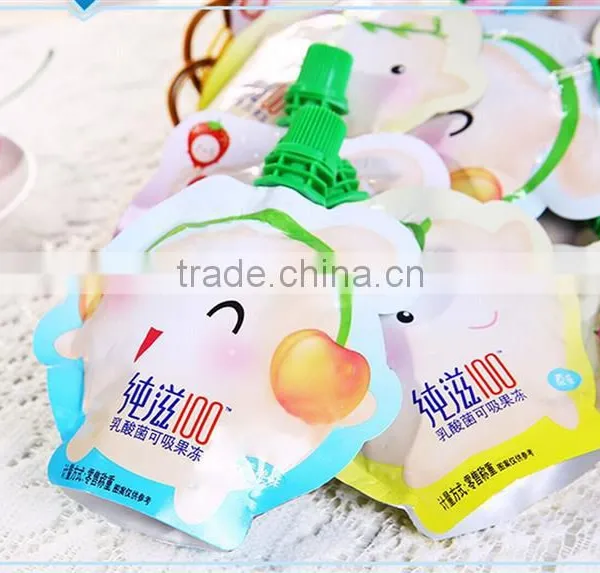 High Quality Food Liquid Drink Beverag Pouch With Spout Packaging Bag photo-5
