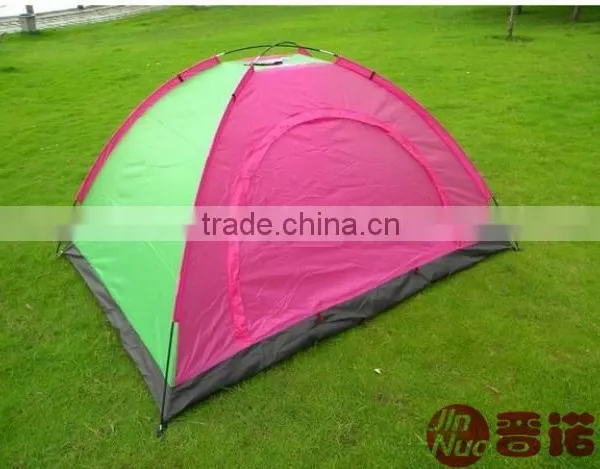 2 Person Double Layer Polyester Fabric Camping Tent photo-5