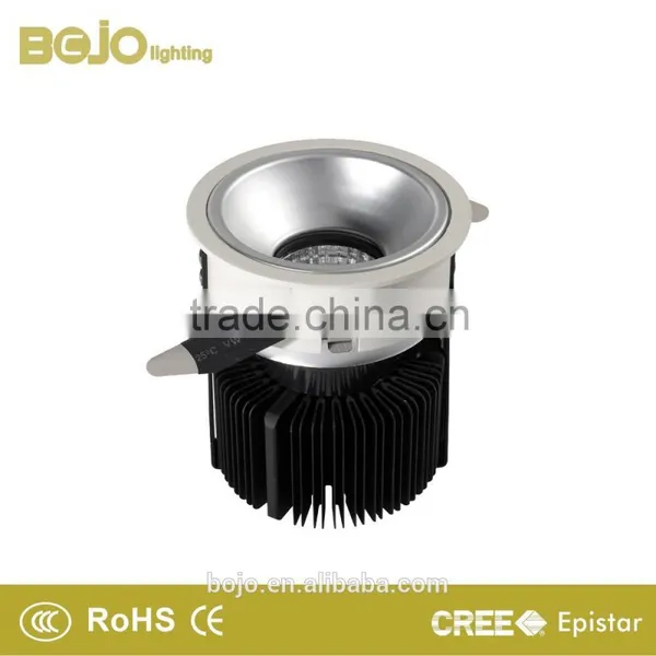 Recessed 15w Cob Led Spot Light With Champagne Silver Reflector photo-2