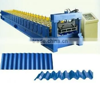 House Use Corrugated Roof Roll Forming Machine Metal Tile Making Machine photo-2