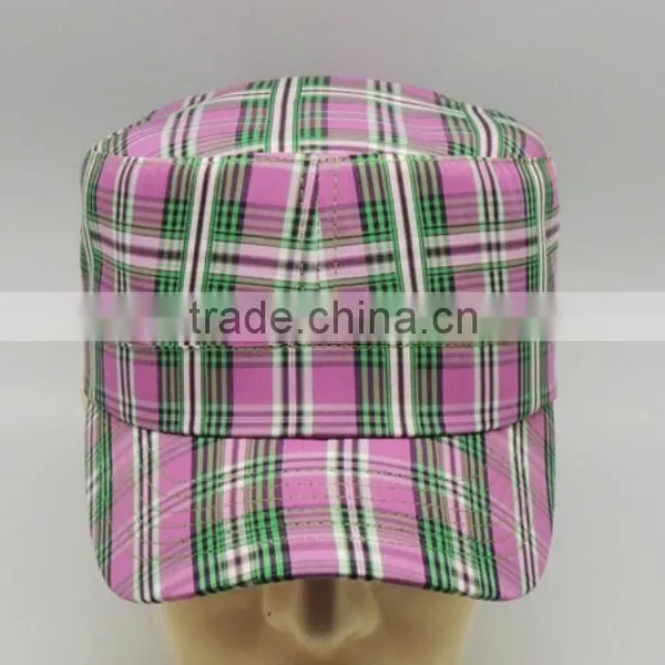 100% Cotton Custom Logo 3 Panel Sports Caps