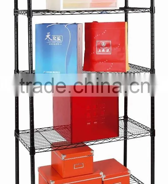 RH-HZM53-12020 Five Layers Metal Wire Shelf Wire Shelving Rack 1200*530*2000mm Commodity Shelf Wire Mesh Rack photo-2