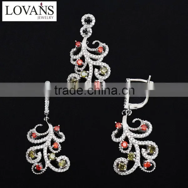 Wedding Jewellery Designs Micro Pave Jewelry 96 Innovative Products For Import TZ-0208 photo-4