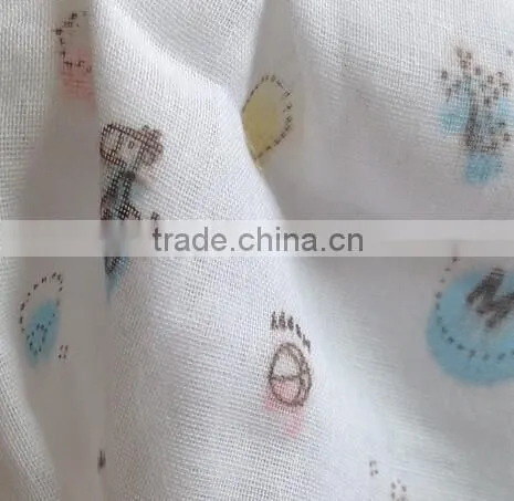 Chevron Design 100% Cotton Baby Muslin Wrap photo-3