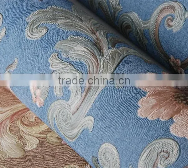 Best Selling Interior Decoration Korean Wallpaper With Big Flower photo-5