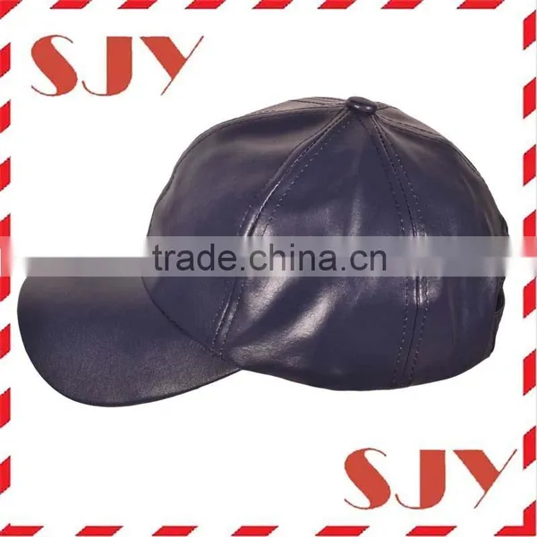 6 Panel Promotional Custom Baseball Caps Wholesale Leather Hats photo-6