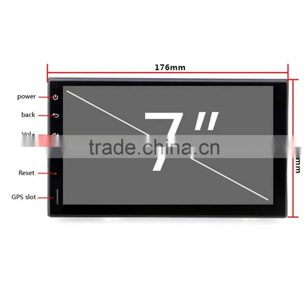 Pure Android Car GPS for Two Din With Pure Android 4.4.4 Dual Core CPU:1.6G RAM:1G WIFI 3G Audio Video Player photo-4