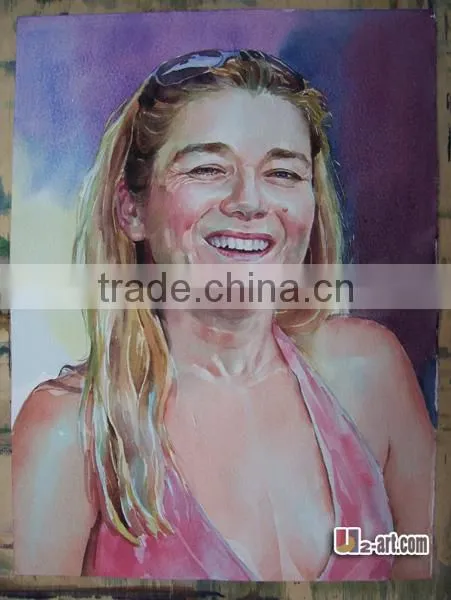 Modern Custom Paper Watercolor Paintings for Sale