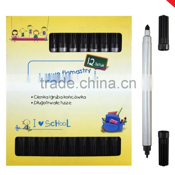 Shool Double Head Water Color Pen Color Box Set