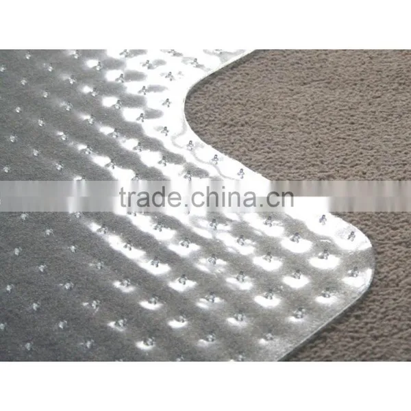 Custom Transparent Studded Chair Floor Mat Waterproof For Office photo-4