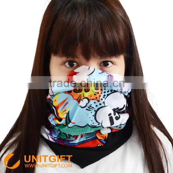 Screen Printed Seamless Tube Multifunctional Muslim Headwear photo-5