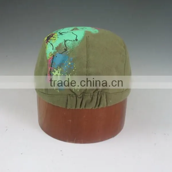 Solid Color Classic Style Duck Bill Cotton Unisex Ivy Cap photo-4