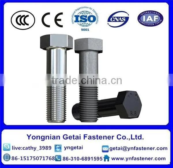 Hexagonal Head Bolts Full Thread DIN933/DIN931 M6-M42, ZP GR4.8/8.8 photo-6