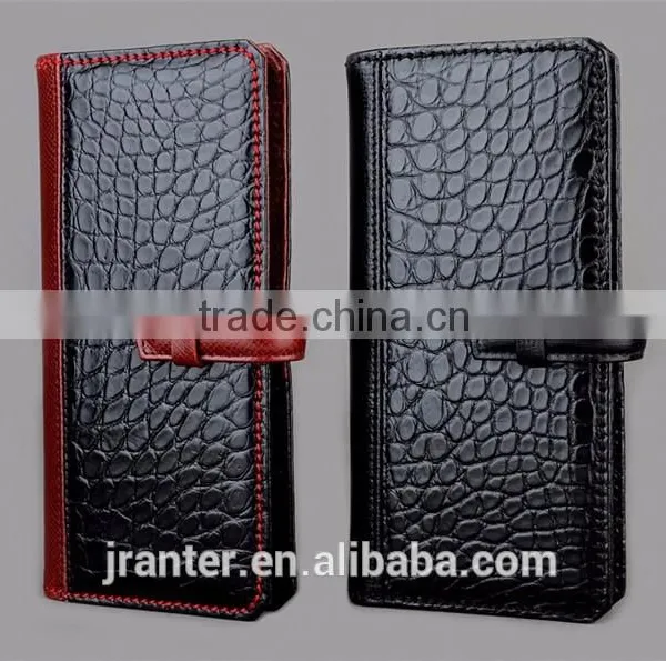 Luxury High-end Fashion Men Wallet Genuine Crocodile Leather Mens Long Wallet photo-3